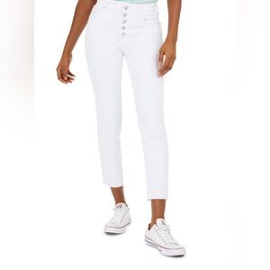 Greene St. Denim- White Straight Leg Jeans
